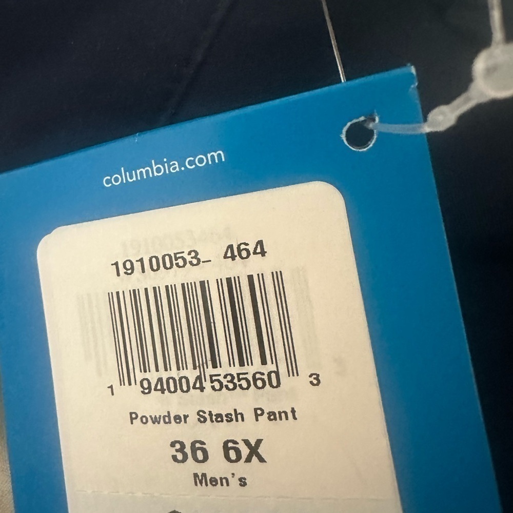 Lot Of 2 Columbia Men's Powder Stash Pants - Big Collegiate Navy Size 6X / 36L N - Picture 3 of 10